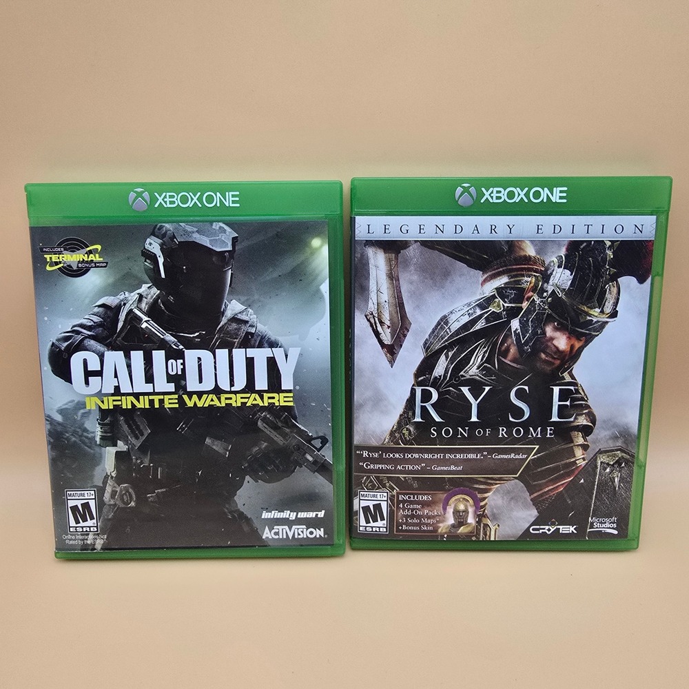 Xbox One Game Call of Duty Infinite Warfare & Ryse Son of Rome Legendary Edition